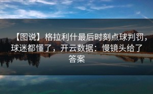 【图说】格拉利什最后时刻点球判罚，球迷都懂了，开云数据：慢镜头给了答案